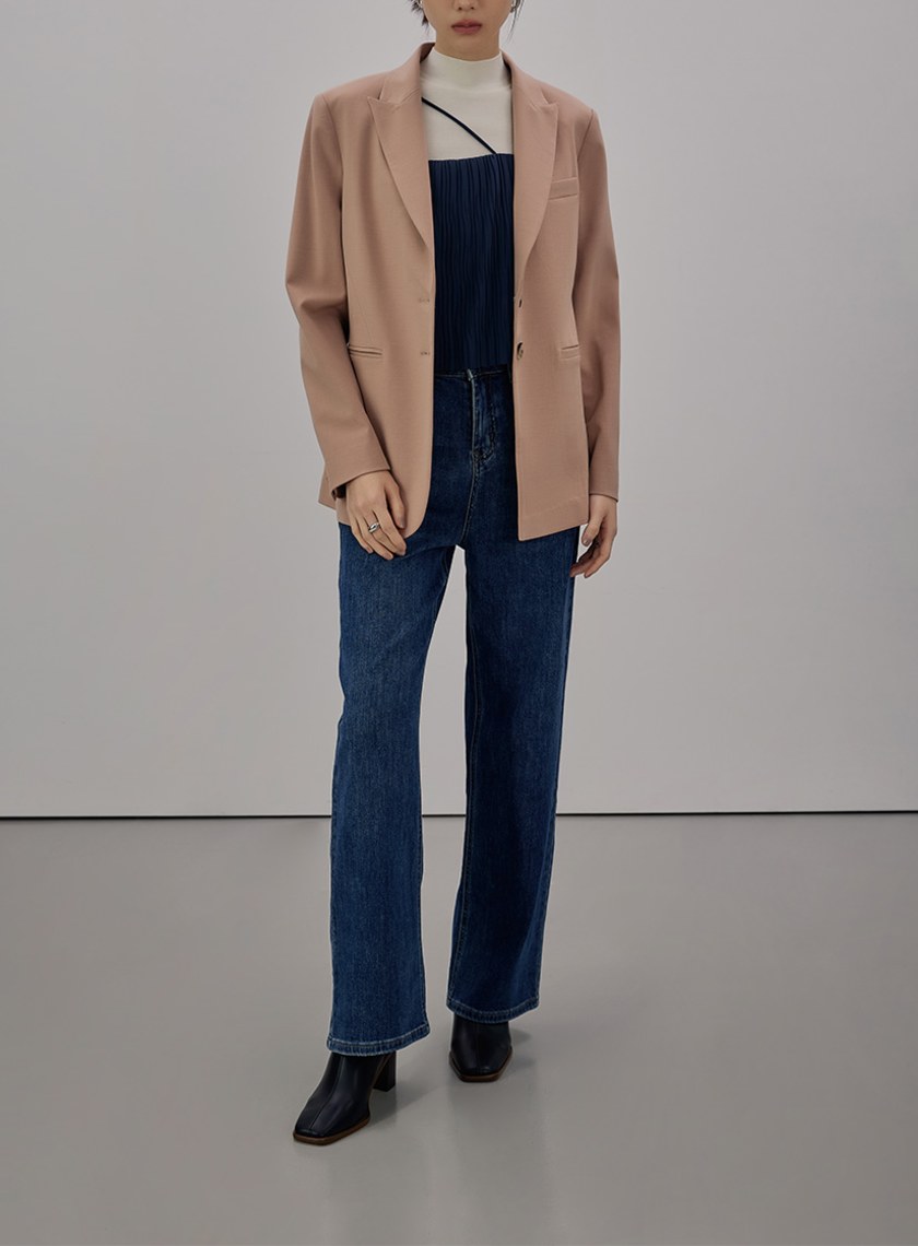 經典劍領細節西裝外套